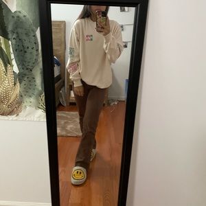 tan billabong long sleeve